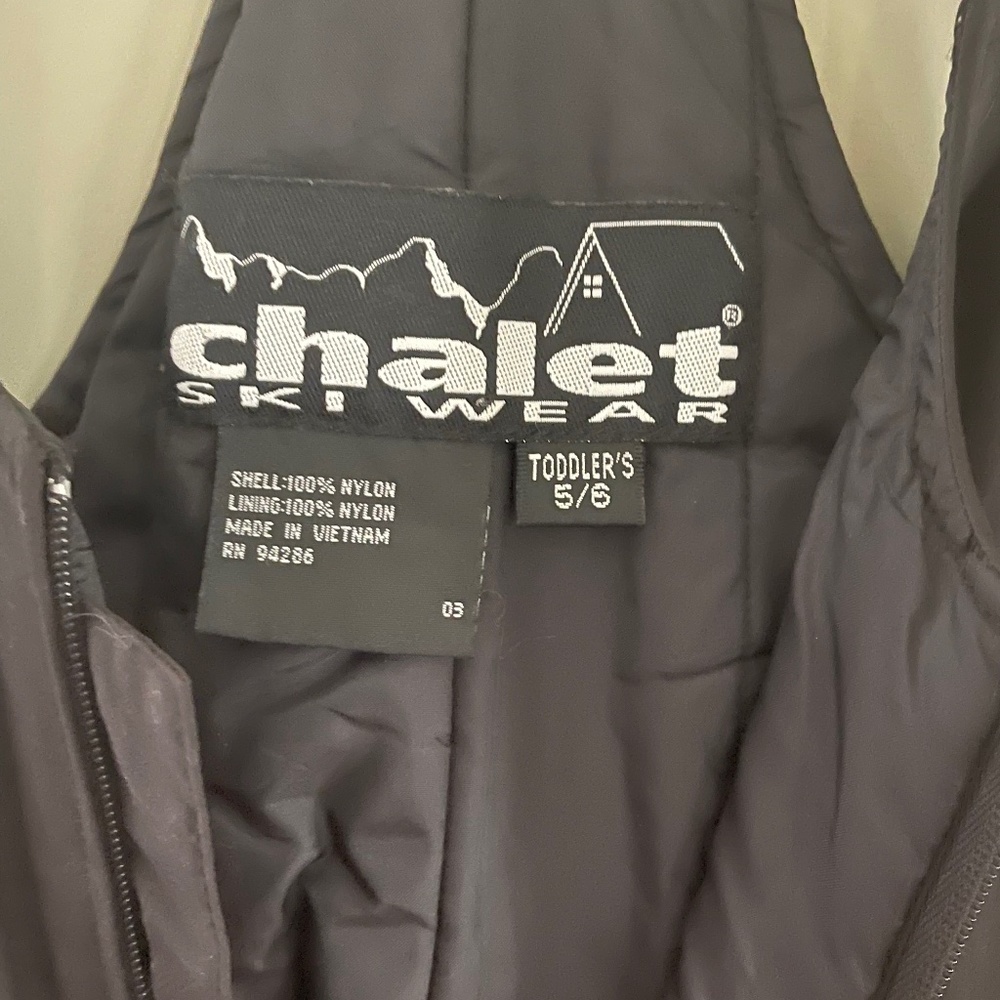 Toddler ski suit